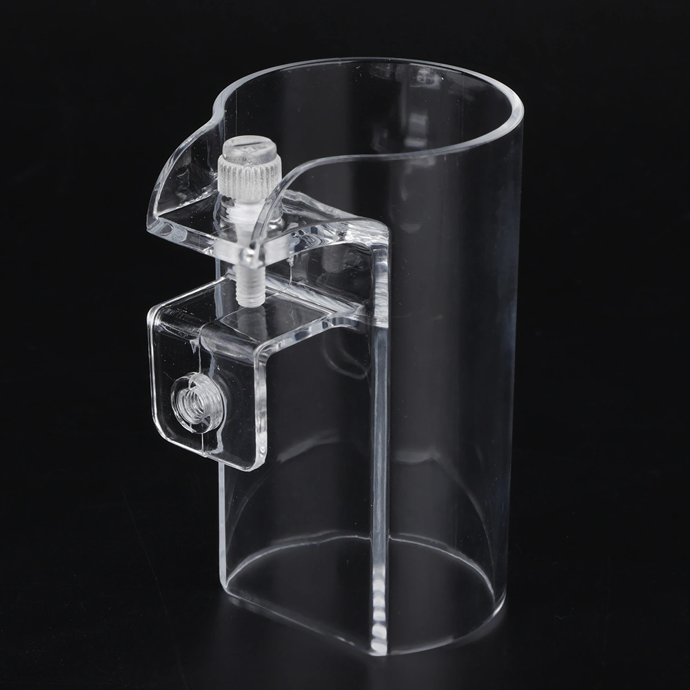 Transparent Acrylic Aquarium Fish Tank Station Floating Food Feeding Ring Accessories