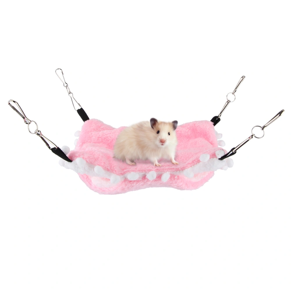 Pet Plush Hammock KEEP Warm Nest Hanging Sleeping Bed for Hamster Sugar Glider