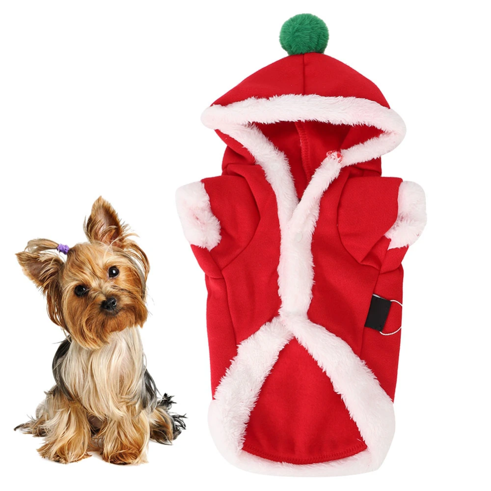 Pet Cotton Cute Clothes Christmas Day Costume Hoodie for Dog Cat Keep Warm