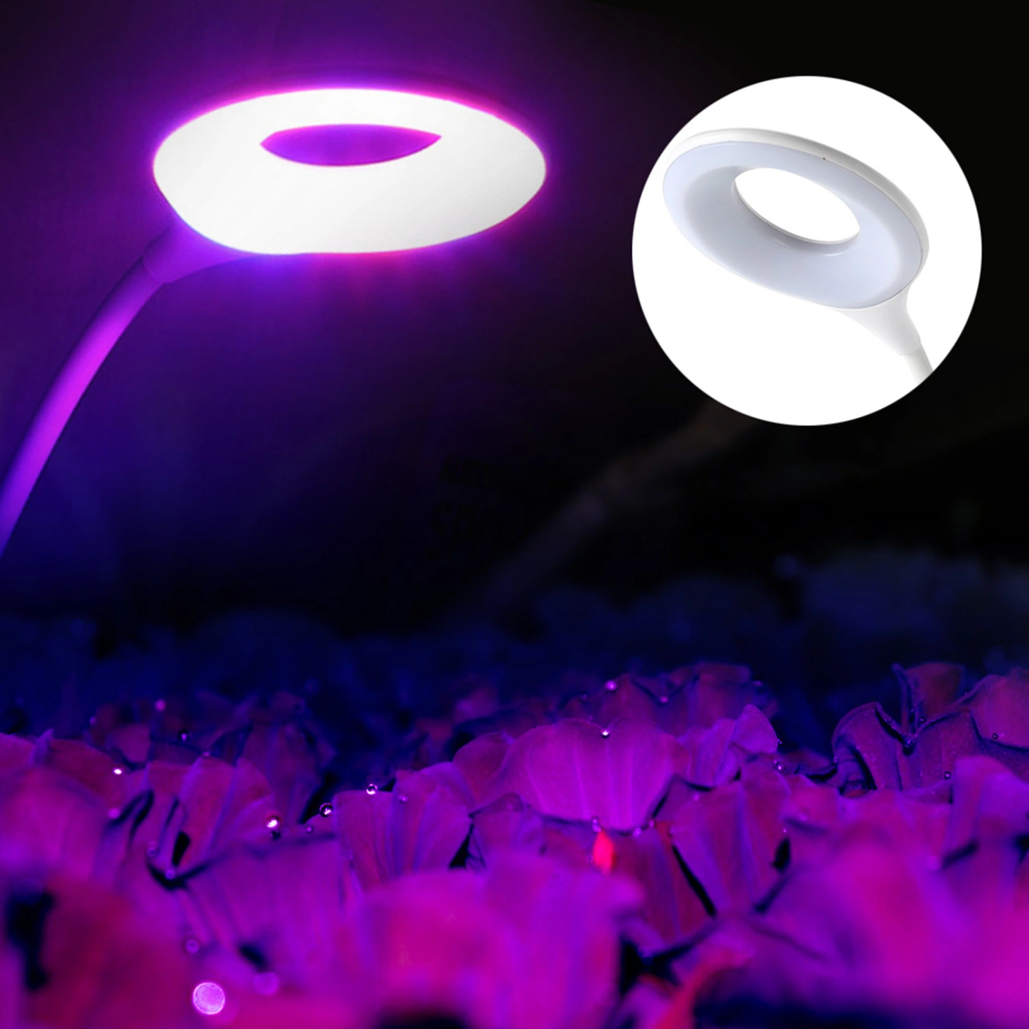 3W USB LED Plant Grow Lamp Adjustable Fish Tank Water Pants Light White