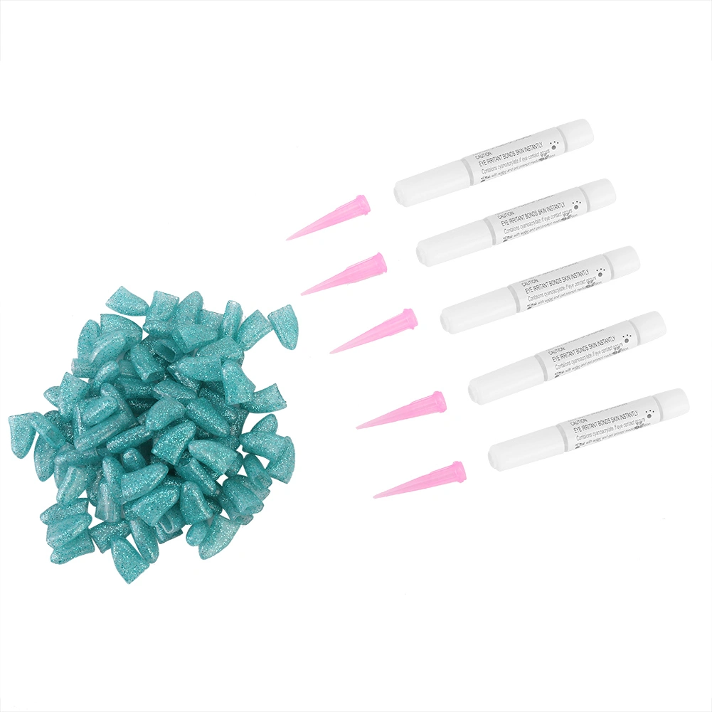 100Pcs PVC Multifunctional Soft Pets Dog Nail Cover Wraps Paws Claw Anti scratch(green S)