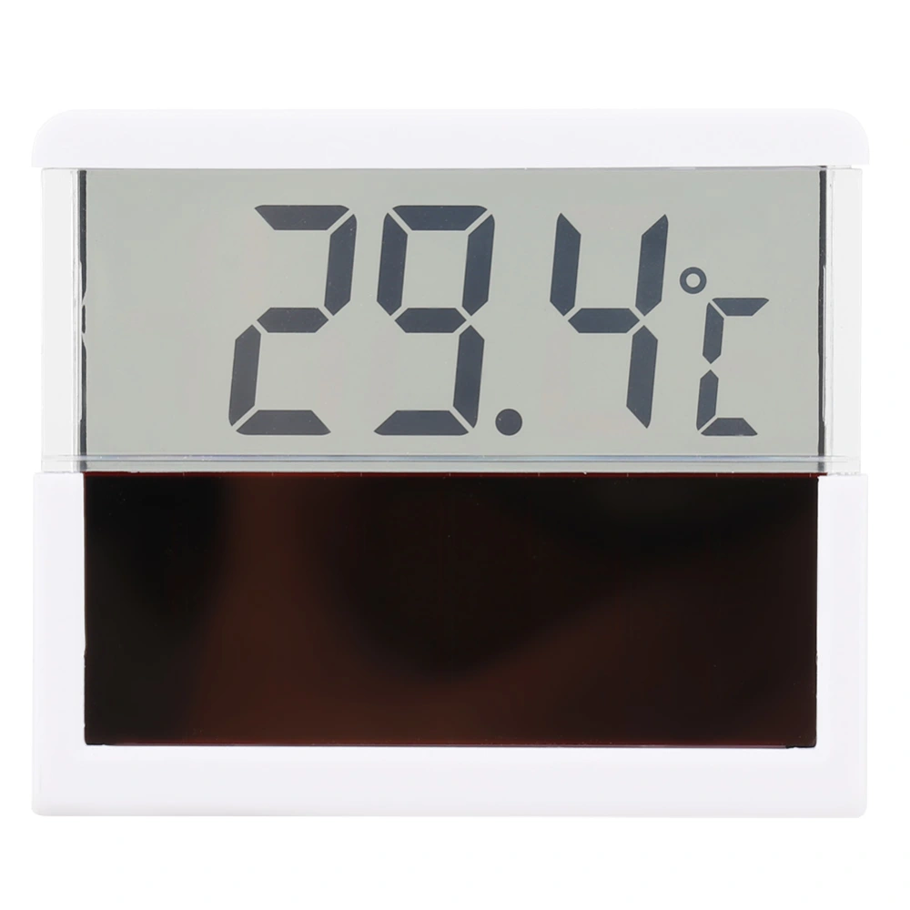 Fish Tank Aquarium Water Temperature Solar Thermometer with LED Display