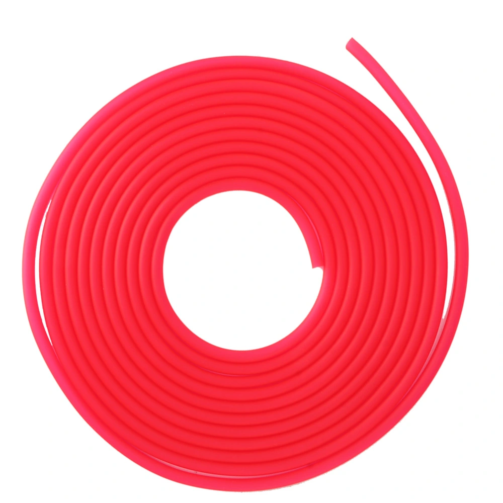 5m Aquarium Air Pump Tube Soft Silicone Acuarios Oxygen Hose for Fish Tank(red)