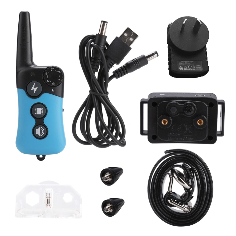 Rechargeable Waterproof Electric Remote Dog Training Collar 330 Yard Shock Collar (AU 100-240V)