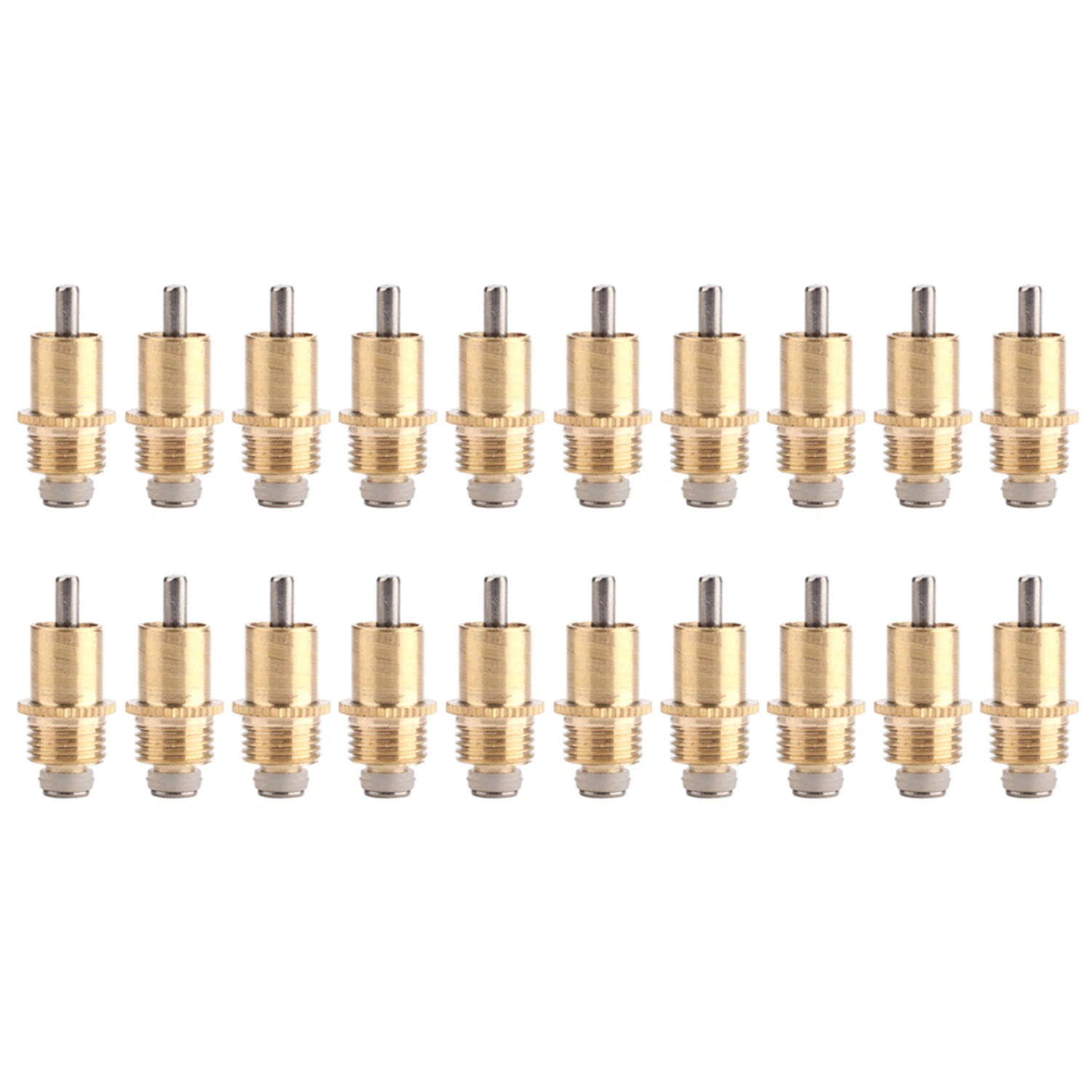20Pcs Long Type Rabbit Drinker Nipple Waterer Drinking Water Tool Cage Accessories