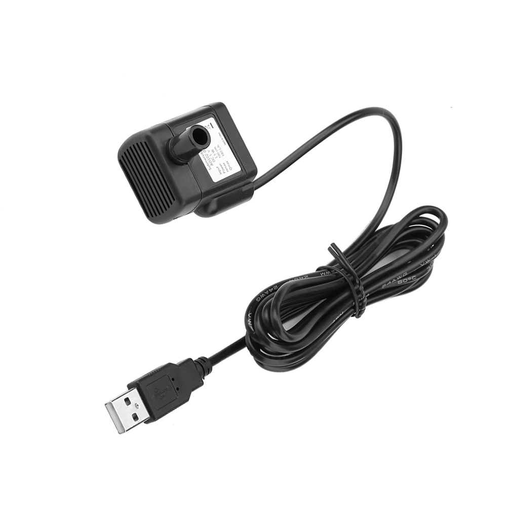 USB DC 5V Small Brushless Pump Aquarium Fish Tank Fountain Water Circulation Electric Pump