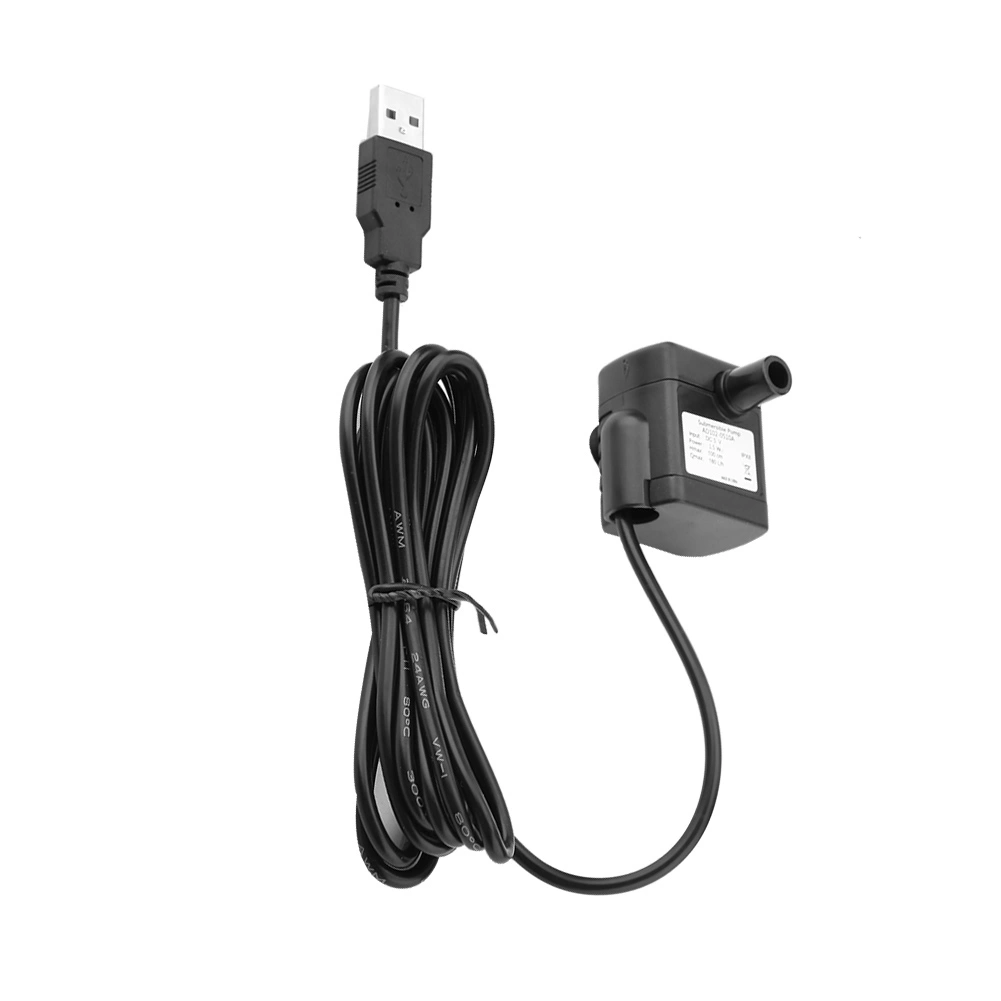 USB DC 5V Small Brushless Pump Aquarium Fish Tank Fountain Water Circulation Electric Pump