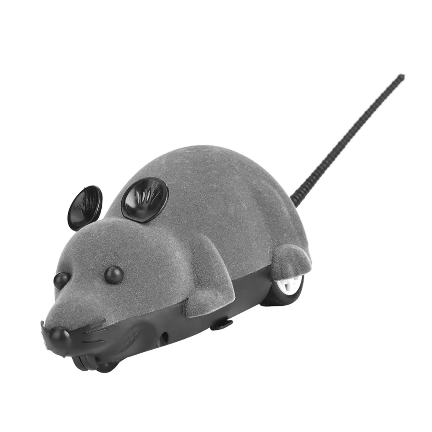 Wireless Mouse For Cat Dog Funny Rat Novelty Gift Pet Toy Remote Control Gray