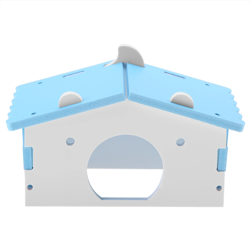 Waterproof Assembling Cute Fashionable Sleeping House for Pet Hamster Blue