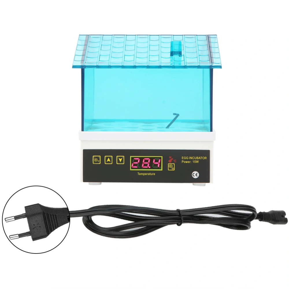 4 Eggs Mini Incubator Hatcher Household Digital Semiautomatic Hatching House Machine 220V EU Plug