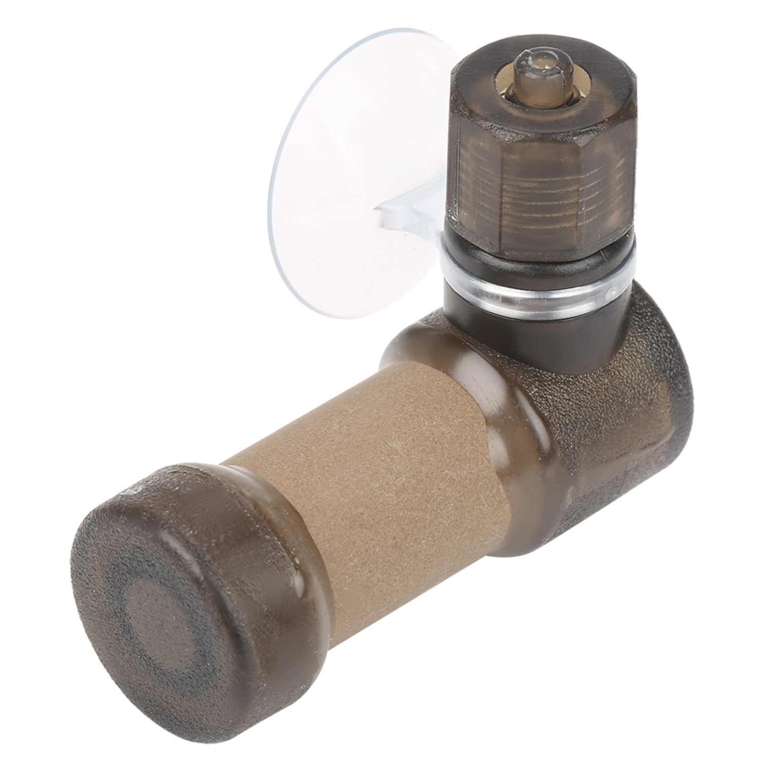 Easy Carbon Dioxide Diffuser CO2 Atomizer for Super Fish Tank Aquarium Equipment(Brown, L)
