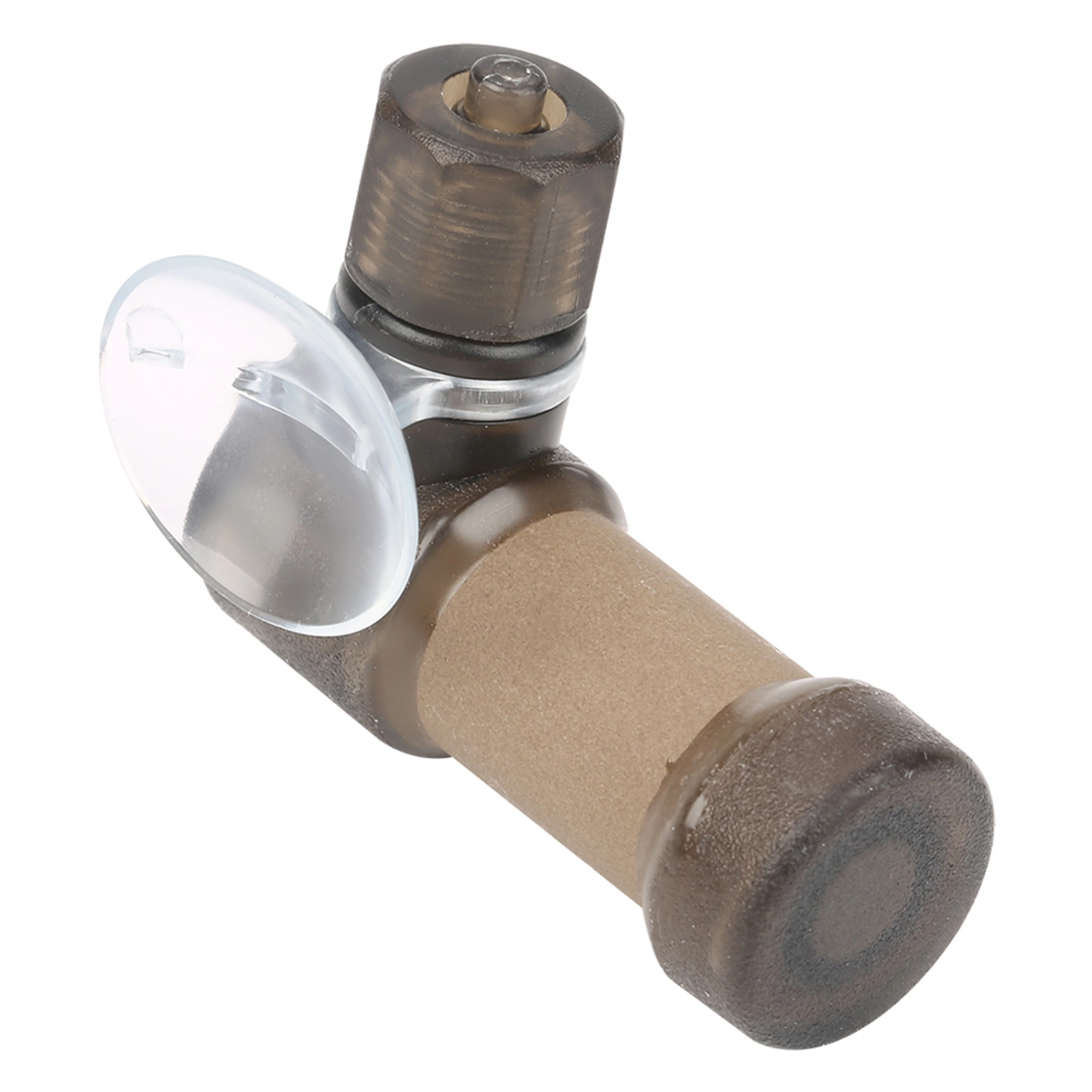 Easy Carbon Dioxide Diffuser CO2 Atomizer for Super Fish Tank Aquarium Equipment(Brown, L)