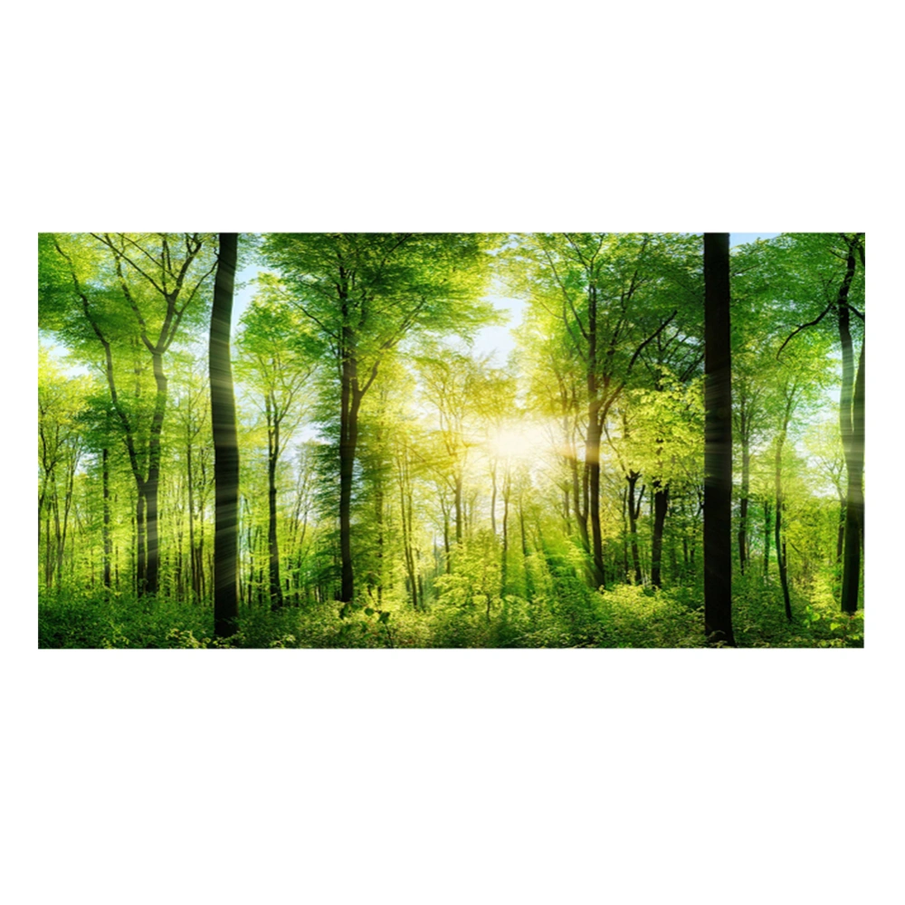 3D Effect Adhesive Forest Poster for Aquarium Fish Tank Decoration 122 x 50cm