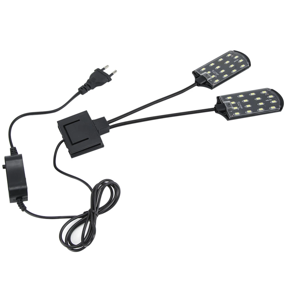 Waterproof Clip on Lamp Slim LED Aquarium Light Plants Grow Lighting