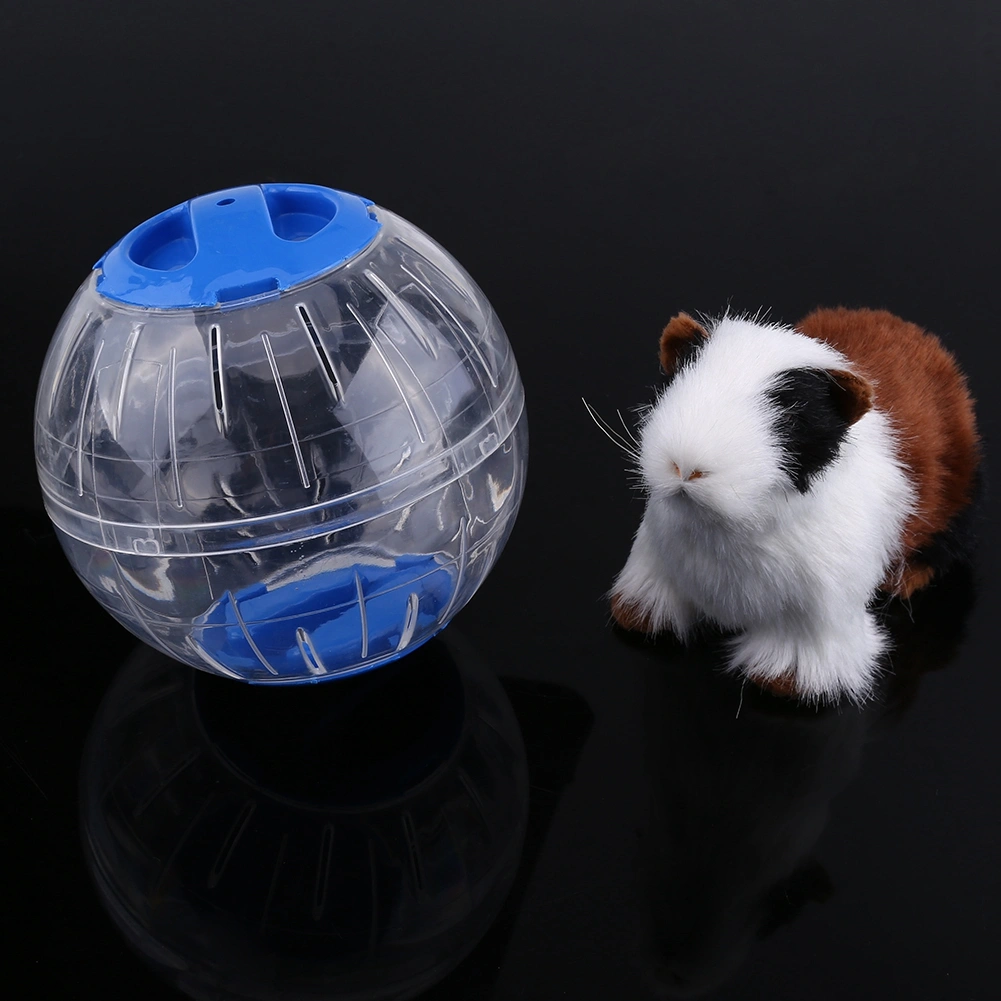 3Colors 12cm New Fashion Plastic Small Pet Hamster Gerbil Toy Running Activity Exercise Ball Blue
