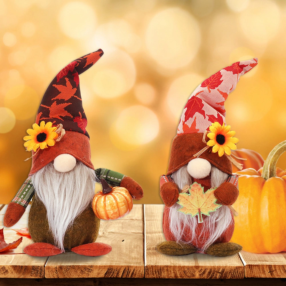 Harvest Festival Holding Pumpkin Doll Ornaments