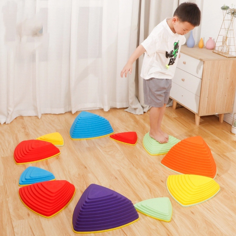 Rainbow Stepping Stone Sensory Training Equipment Toy