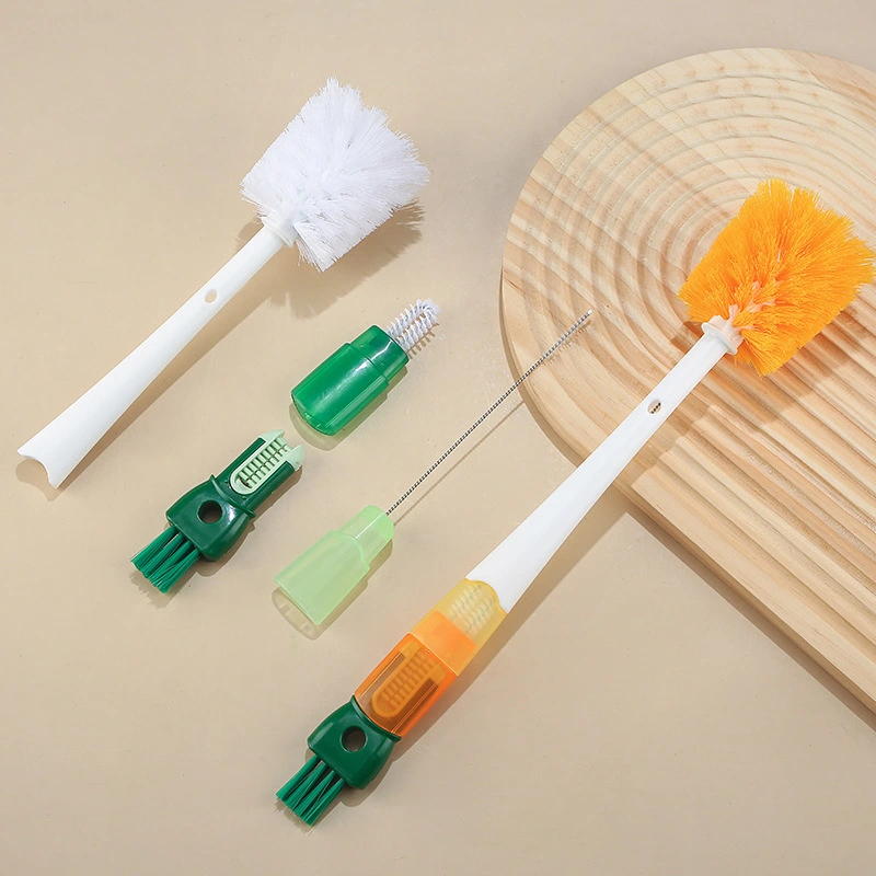 Multifunctional Five-in-one Cup Brush Long Handle