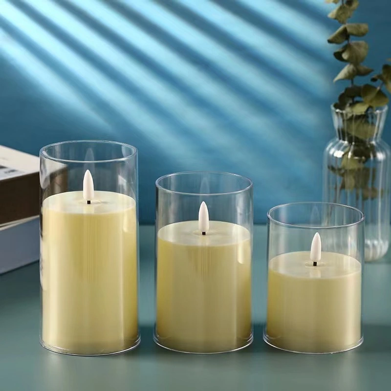 Electric Candle Lamp Led Simulation With Cup