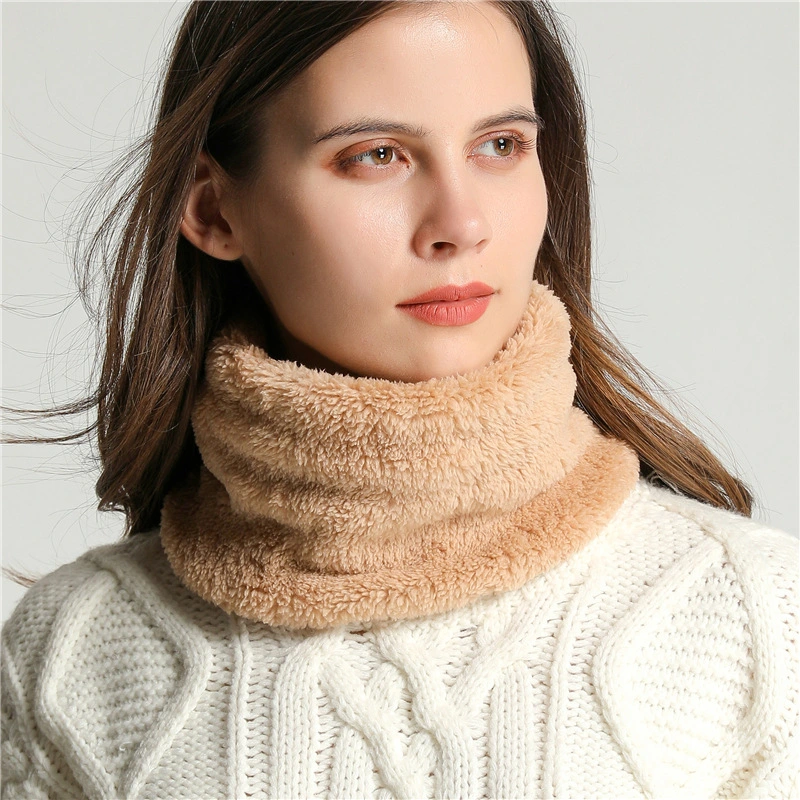 Winter All-matching Turtleneck Solid Color New Warm Scarf