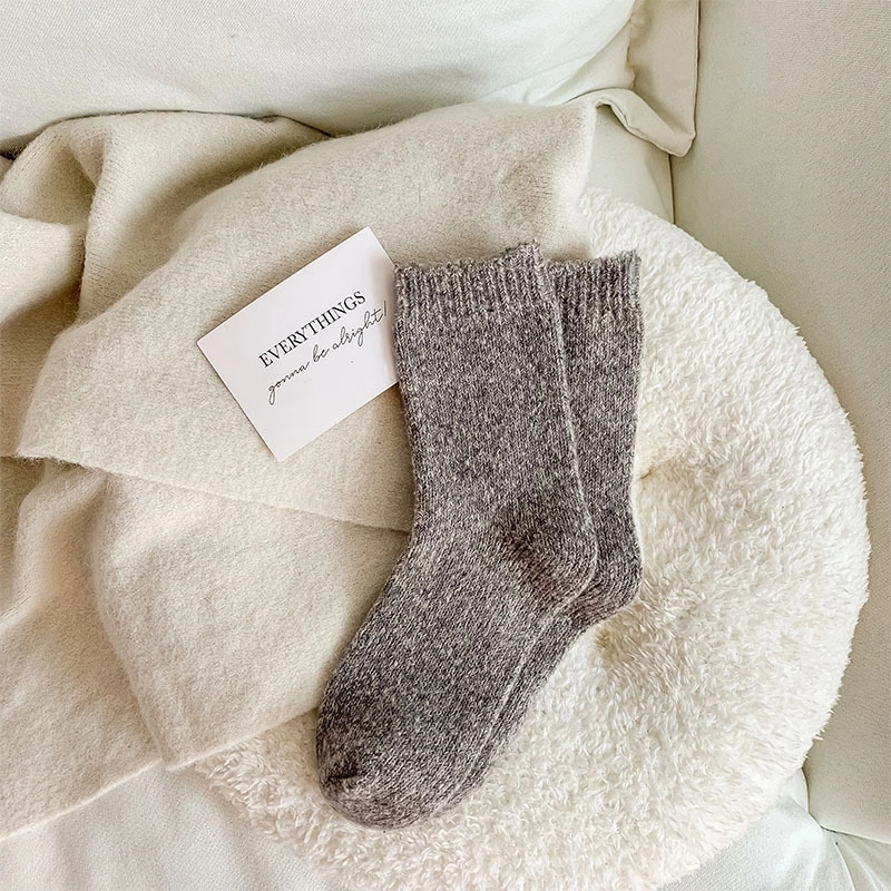 Women's Winter Thicken Thermal Wool Tube Socks