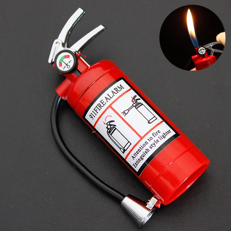 Creative Fire Extinguisher Shaped Lighter, Butane Free