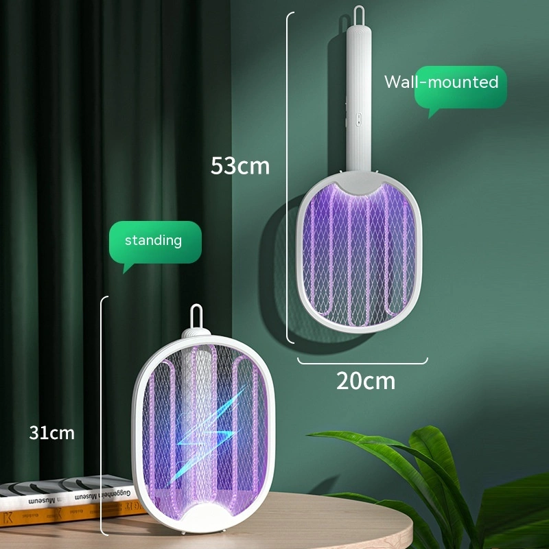 Rechargeable Household Strong Two-in-one Folding Mosquito Swatter