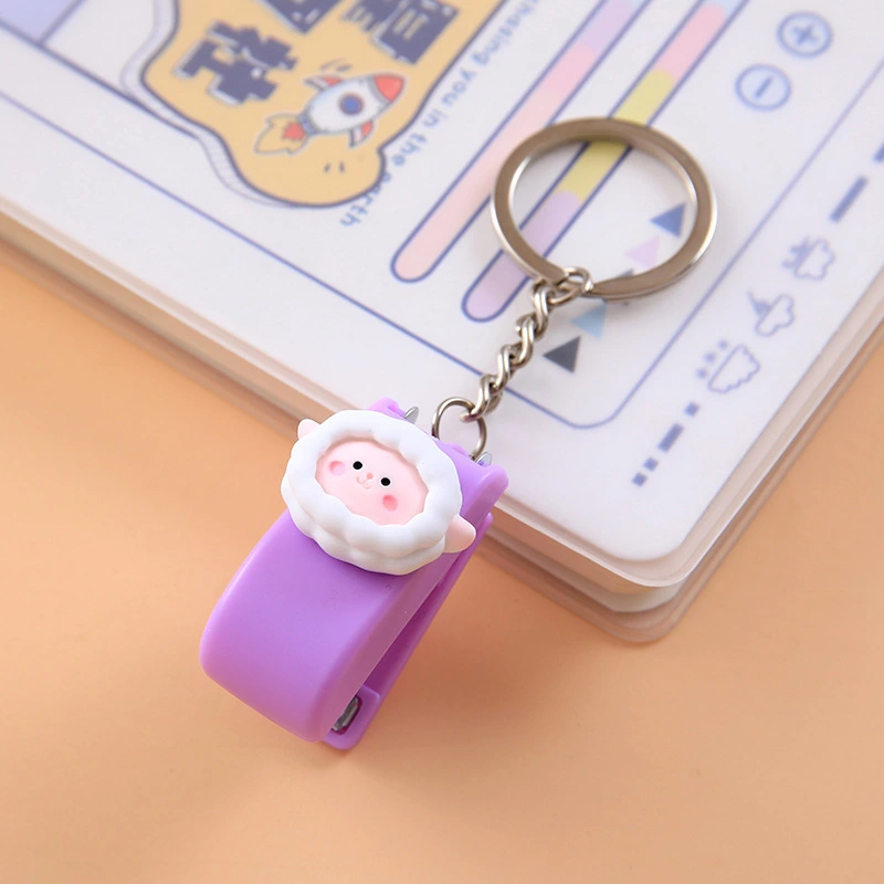 Portable Small Book Binding Device With Keychain