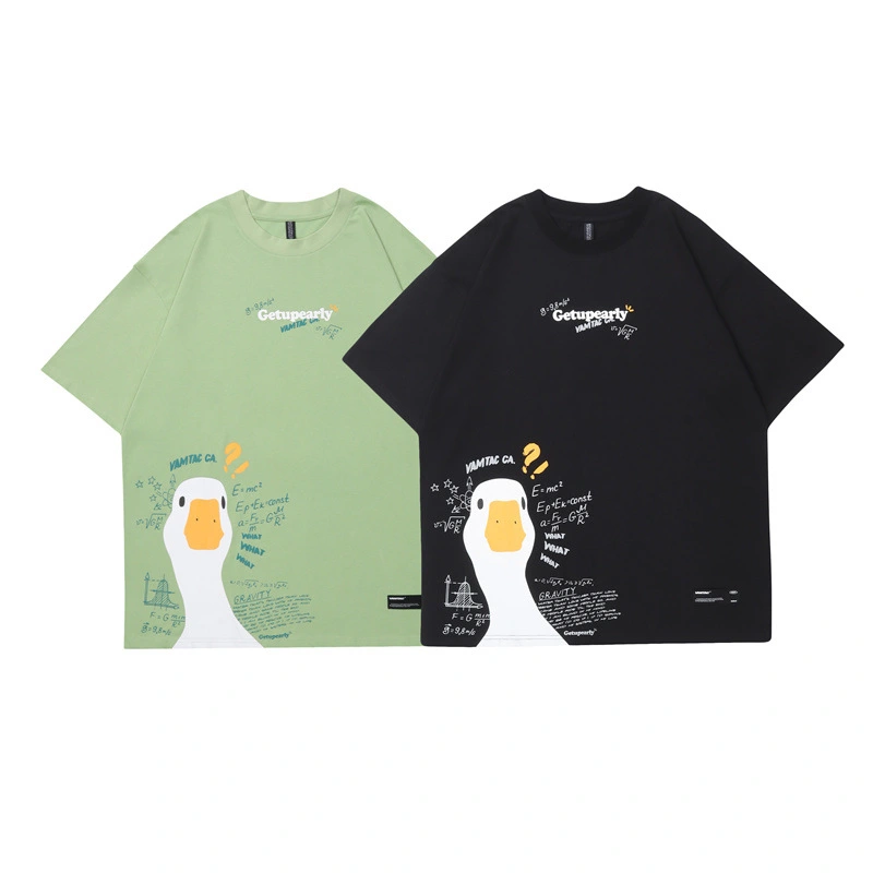 Creative Cartoon Big Goose Short-sleeved T-shirt