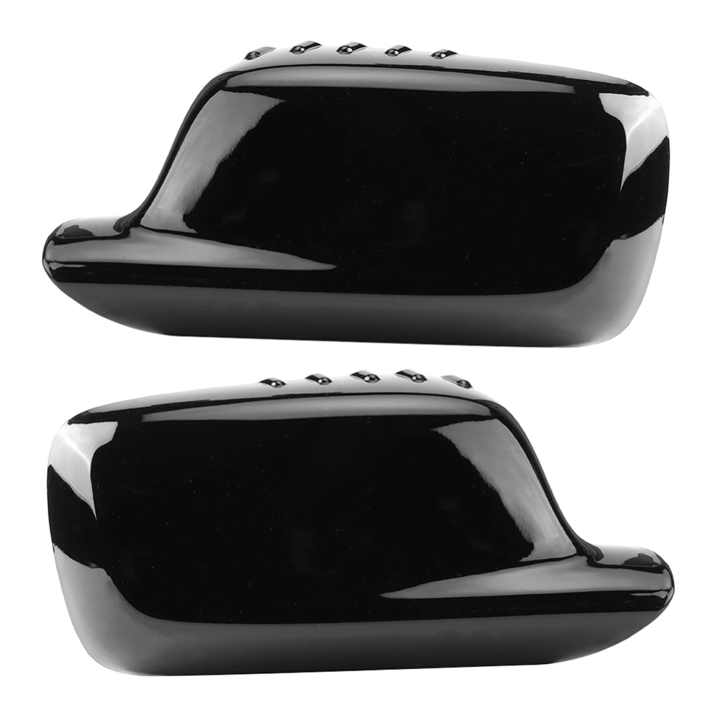 Pair LeftRight Rearview Door Mirror Cover Cap 51167074236 Fit for E46 323Ci 325Ci 328Ci E65 E66