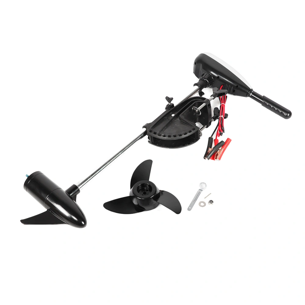 BuyWeek 12V 28lbs Brushed Multi-Gear Electric Mount Trolling Motor with Propeller for Inflatable Boat