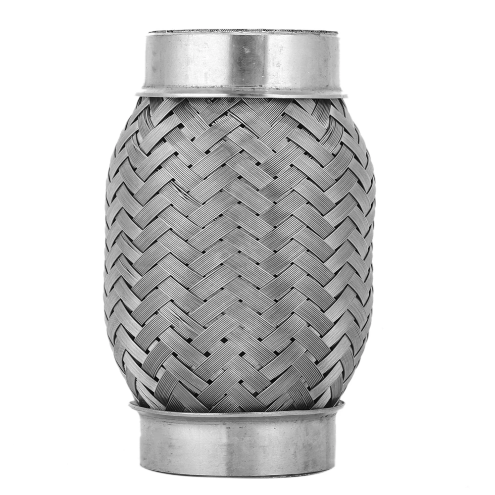 1.5 x 4in Stainless Steel Exhaust Flexible Pipe Double Braided Internal Corrugated Tube