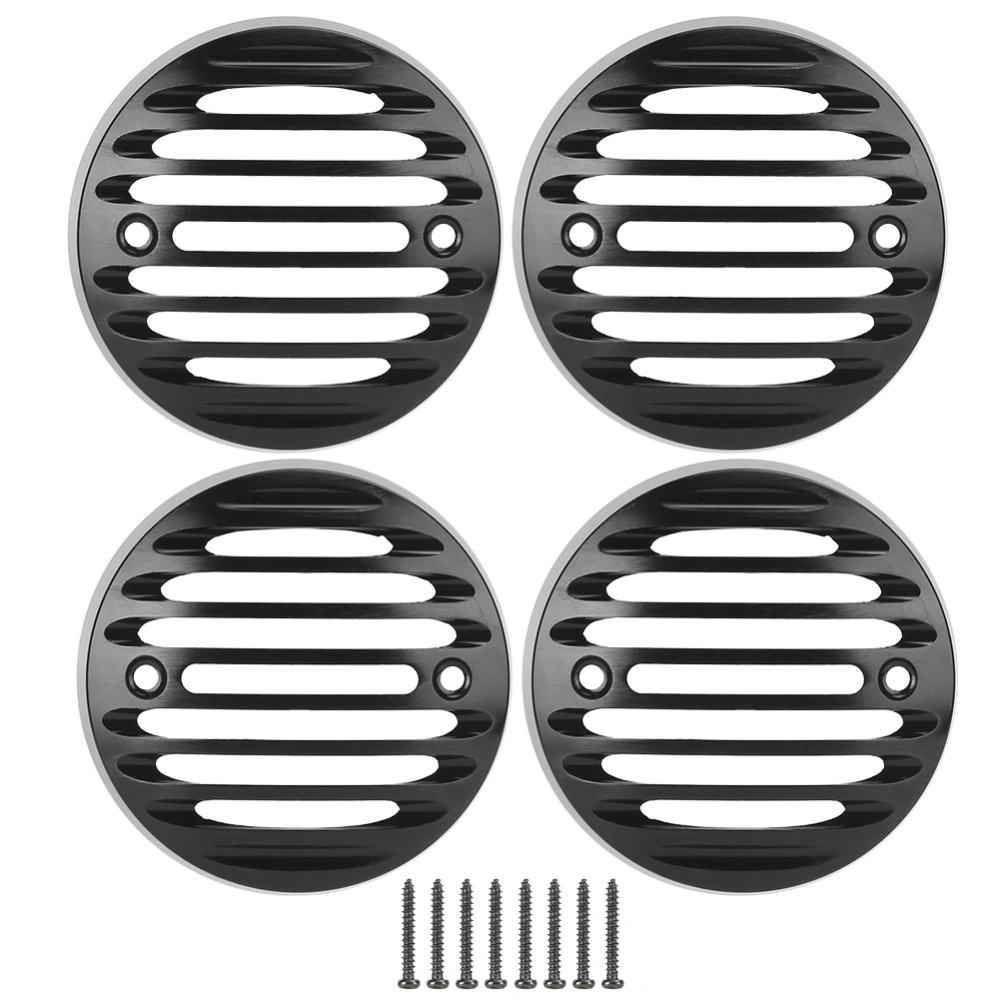 4pcs Turn Signal Light Protector Retro CNC Indicator Grill Fits for Royal Enfield Classic 500