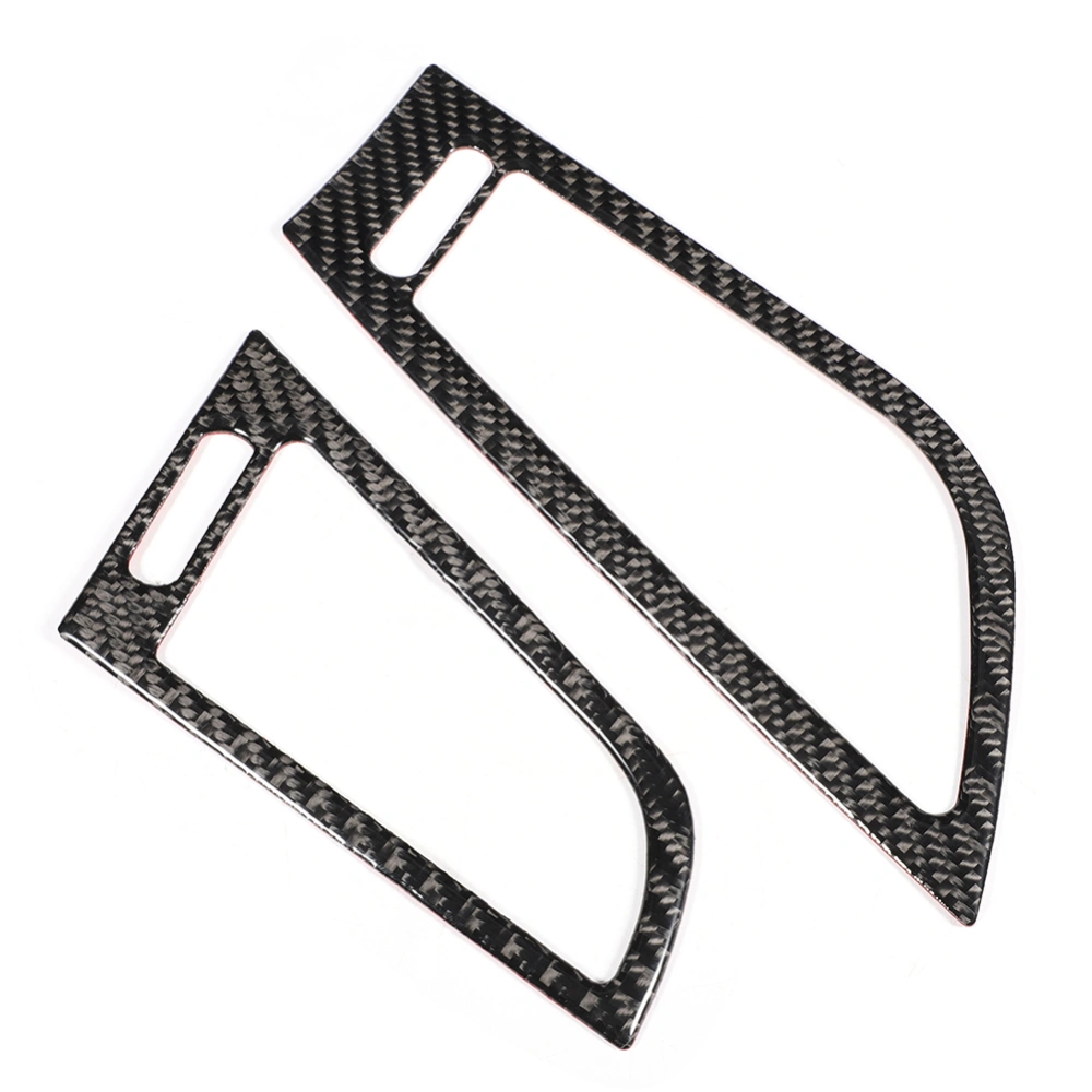 2pcs Carbon Fiber Side Air Vent Outlet Frame Trim Fits for Z4 E89 2009-2015 Left-Hand Driving