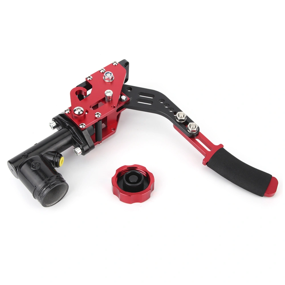 Red Hydraulic Horizontal Handbrake Handle with Oil Tank for Drift Racing Car