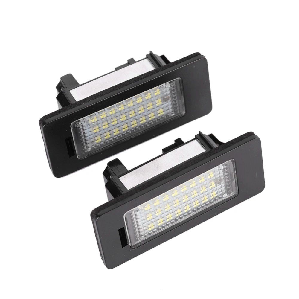 BuyWeek 1 Pair Car License Plate Light LED License Lamp Fit For E82/E88/E90/E92/E93/E39 00-12