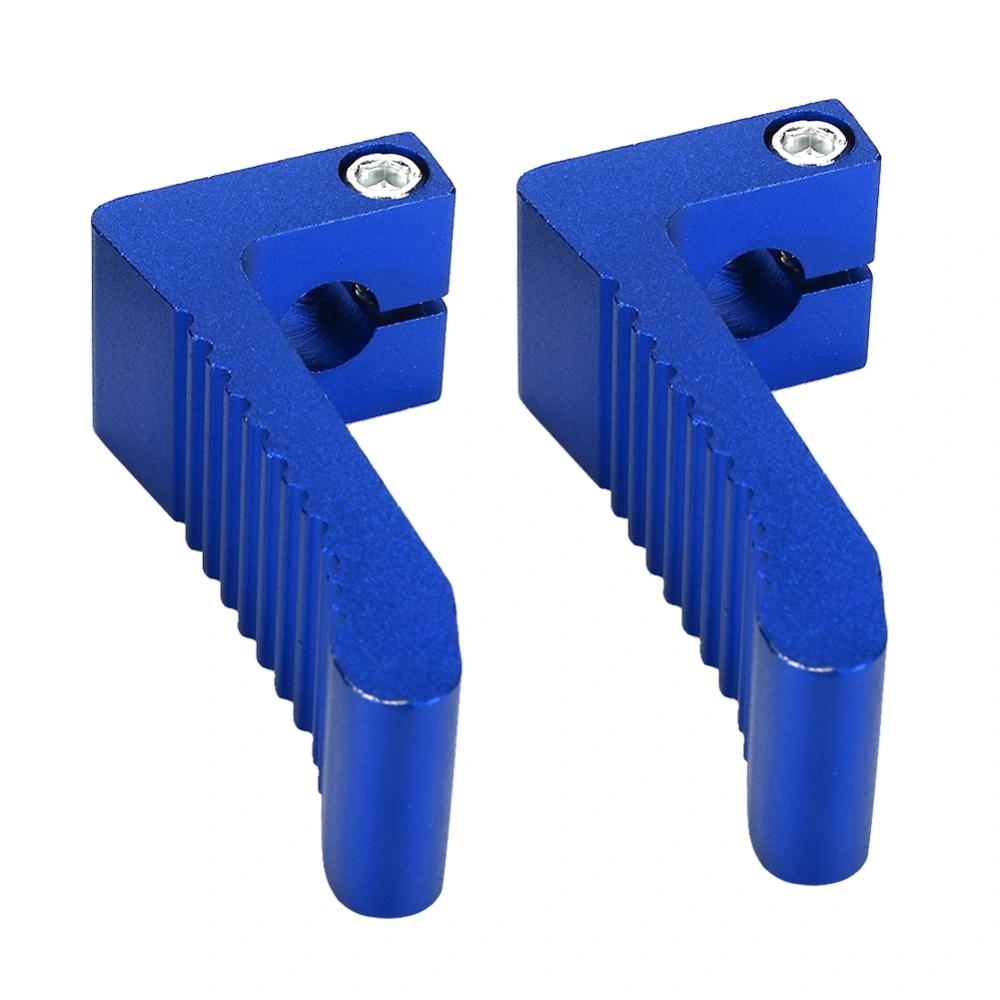 2PCS Motorcycle Foot Pedal Modification Accessories Fit For PEG REST 43CC 47CC 49CC (Blue)