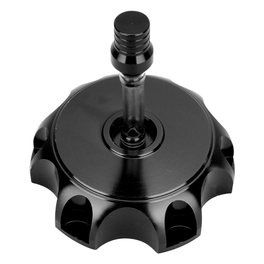 Motorcycle CNC Aluminum Gas Fuel Tank Cover Cap For 50cc-160cc Pit Dirt Motor Bike (Black)