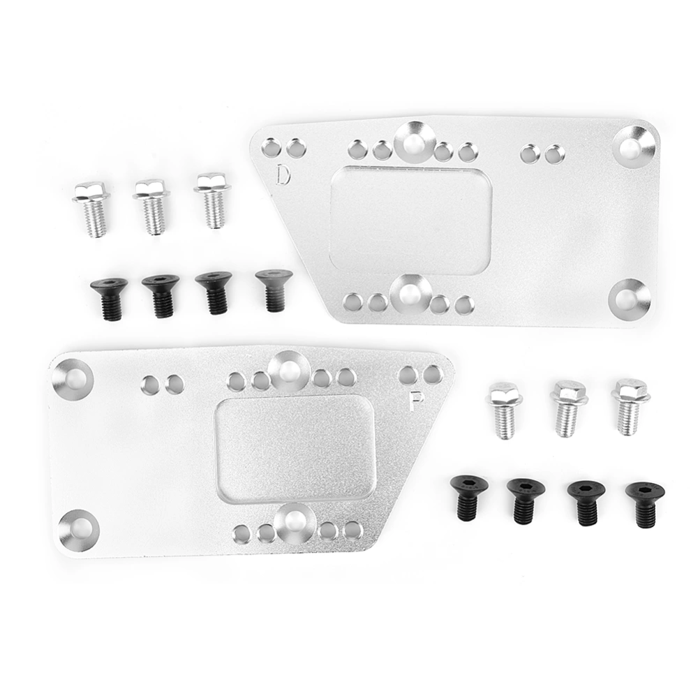 Aluminum Alloy Engine Swap Brackets Fit for SBC LS Conversion Motor Mount Adjustable Plate