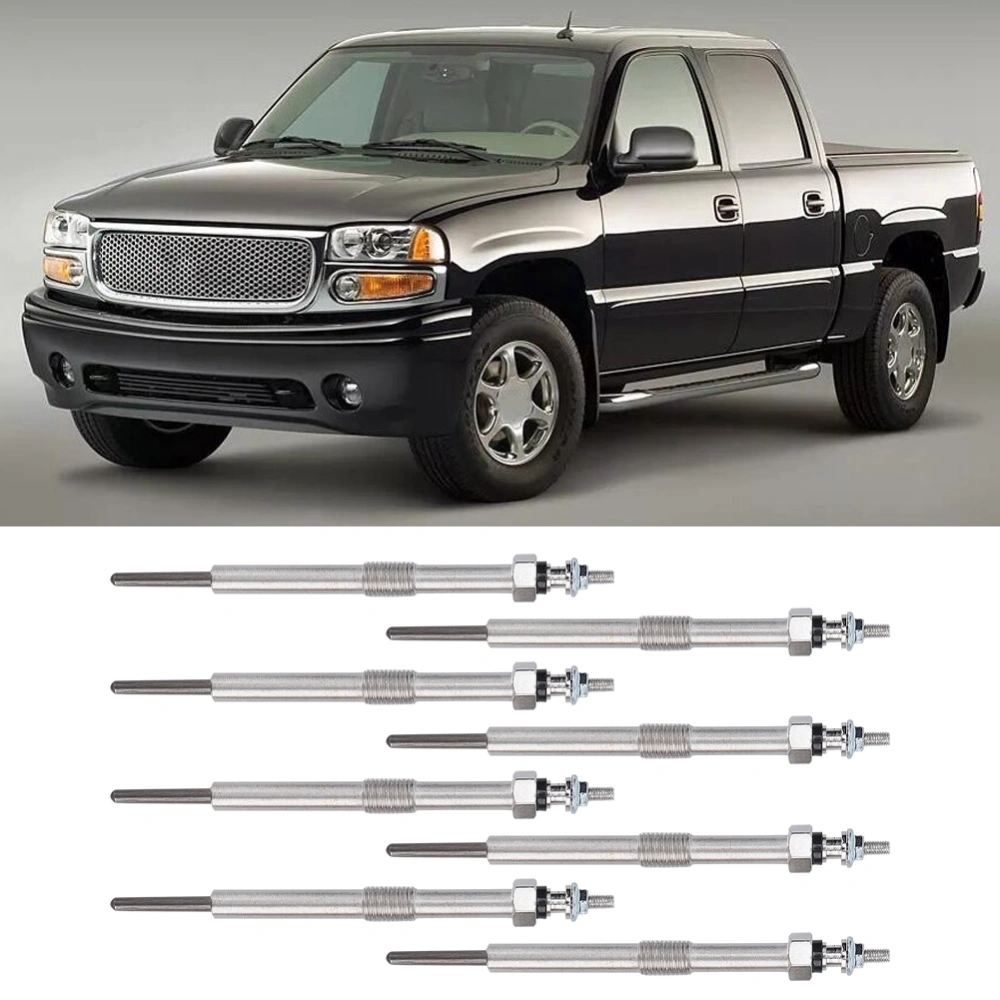 8Pcs/Set Diesel Heater Glow Plugs Fit For CHEVROLET SILVERADO CHEVROLET SILVERADO DRX00057