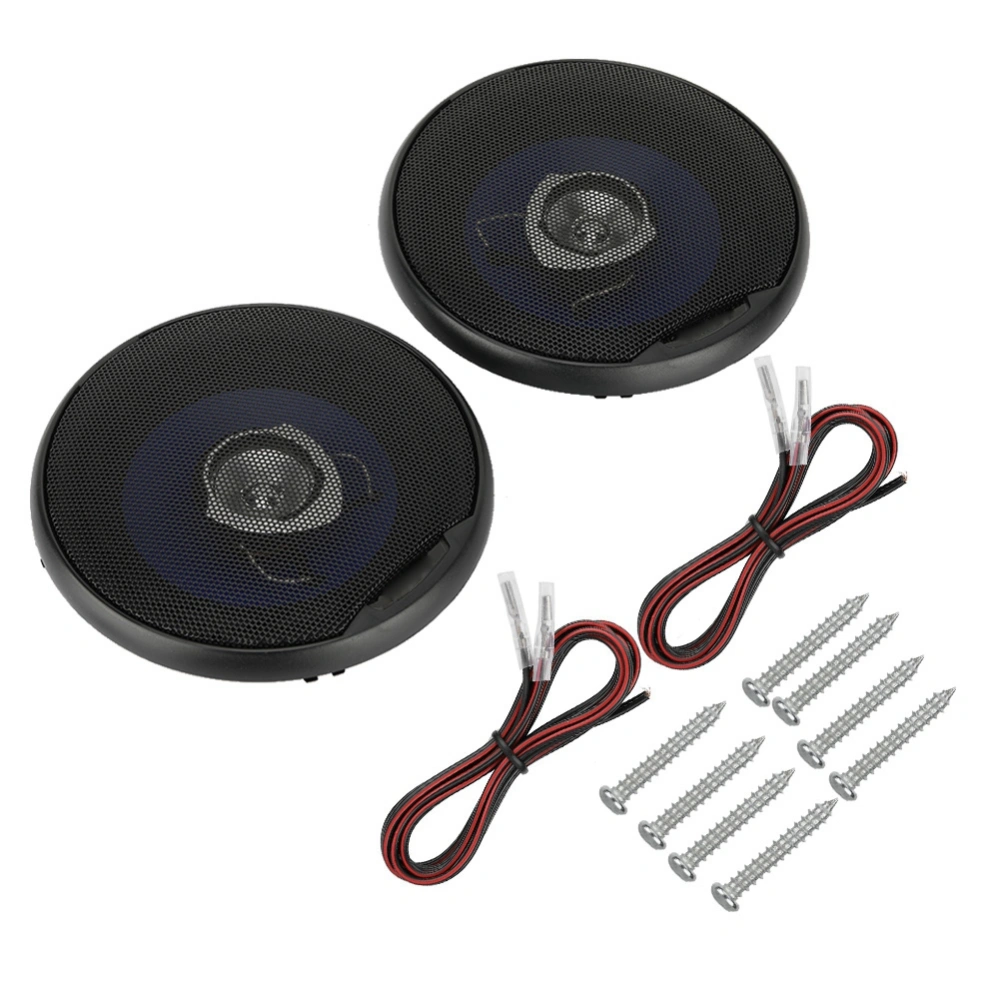 BuyWeek 2pcs 6.5 Inch 250W Car Coaxial Speaker Vehicle Door Audio Music Loudspeaker