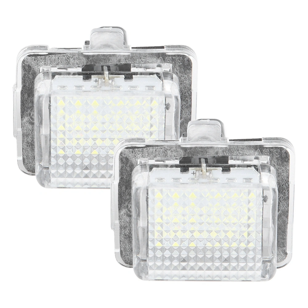 2pcs High Quality ABS Car License Plate LED Light Lamp for Mercedes Benz