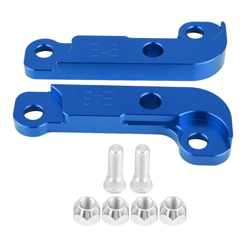 Aluminium Power Tuning Drift Lock Adapter Kit Increasing Turn Angle 25% for BWM E46 M3 Blue