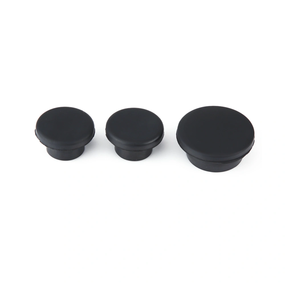 BuyWeek 3Pcs Tailgate Rubber Plug for Jeep Wrangler JK 2007-2018 Spare Tire Carrier Delete