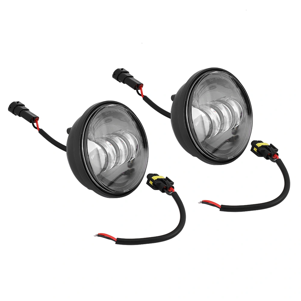 BuyWeek 1 Pair 4.5 inch Motorcycle LED Fog Light Round Driving Lamps for Eagle Electra 05-16