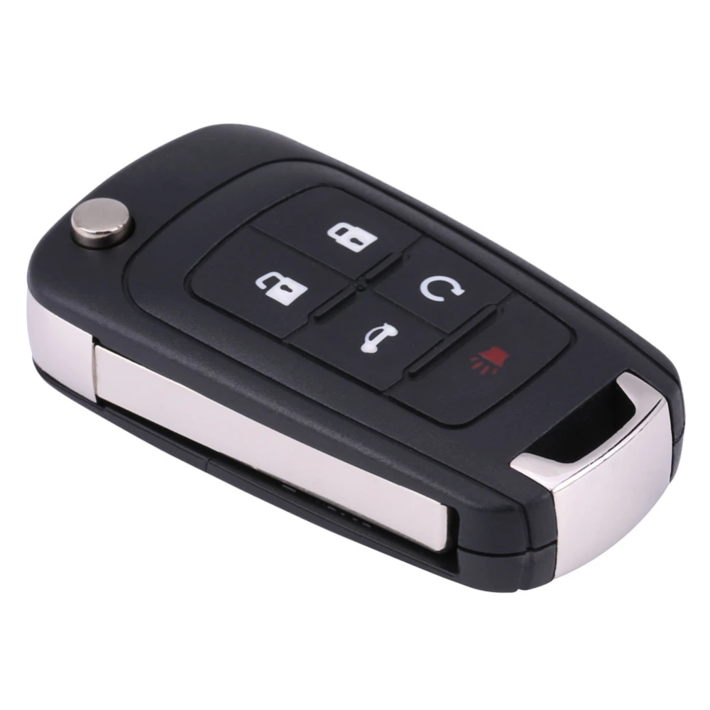 5 Button Entry Car Remote Control Key Fob Chip Key for CHEVROLET CAMARO CRUZE MALIBU SONIC GM