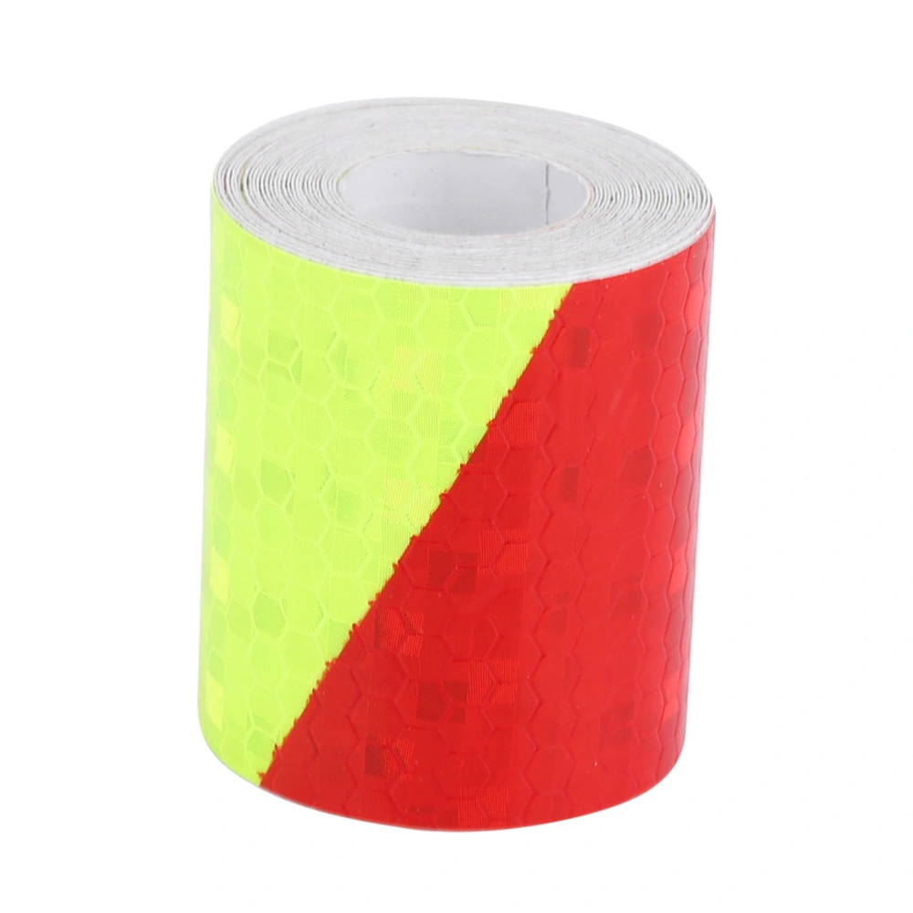 5cm * 3m Reflective Warning Tape Sticker Strip Decal for Car Automobile(Fluorescence Red)