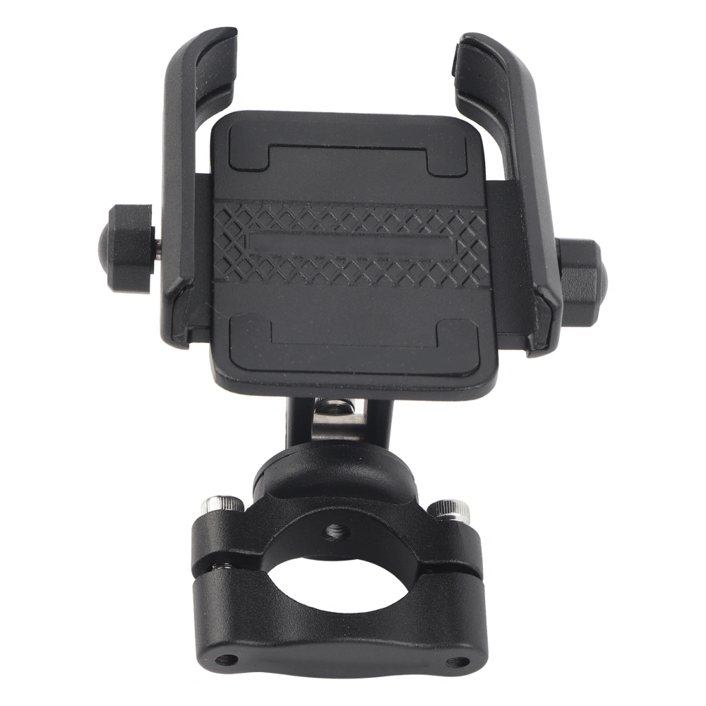 Adjustable Motorcycle Bicycle Handlebar Mount Holder Bracket for 4-6inch Mobile Phone Black