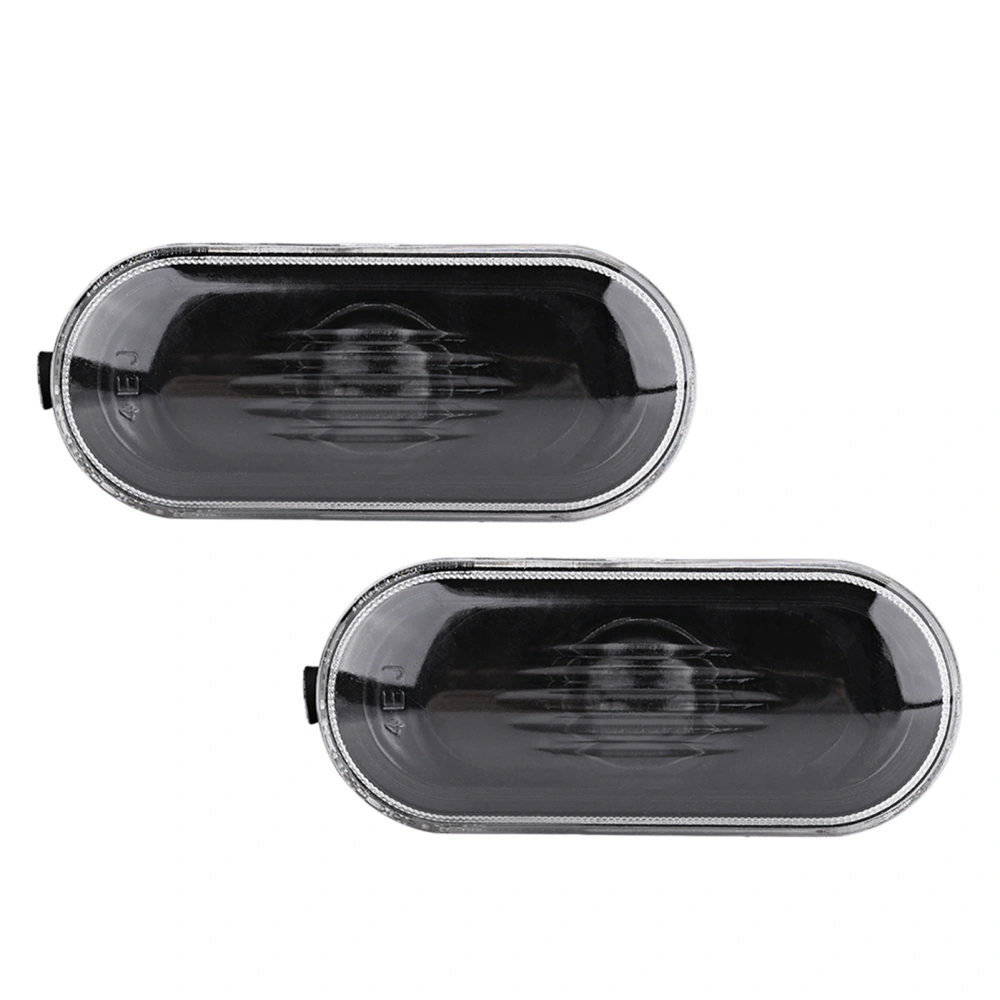 BuyWeek 1 Pair Side Marker Light Housing Cover for Golf Jetta Bora MK4 Passat B5 B5.5 Black Lens