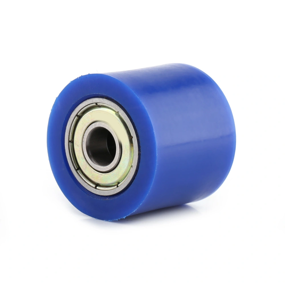 10mm Drive Chain Pulley Roller Slider Tensioner Wheel Guide For Street Bike Motorcycle ATV Blue